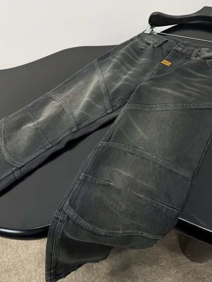 Balenciaga Baggy Silhouette Pocket Jeans #378241