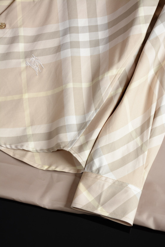 Burberry Check Cotton Shirt #378359