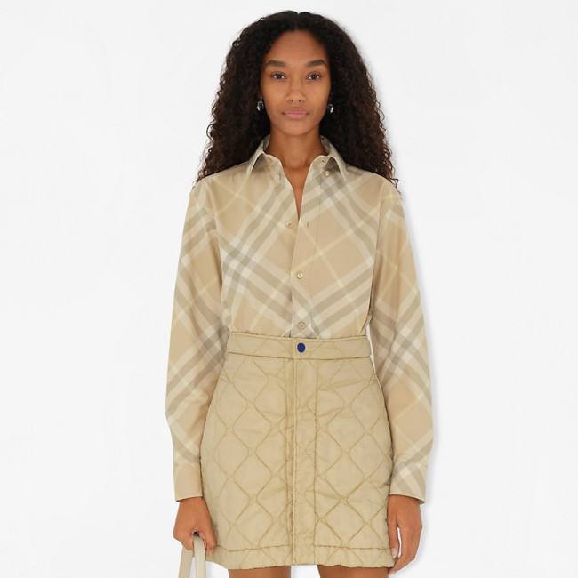 Burberry Check Cotton Shirt #378359