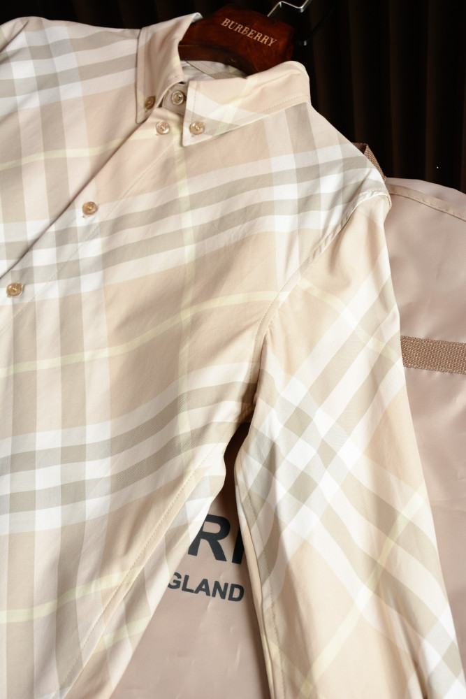 Burberry Check Cotton Shirt #378359