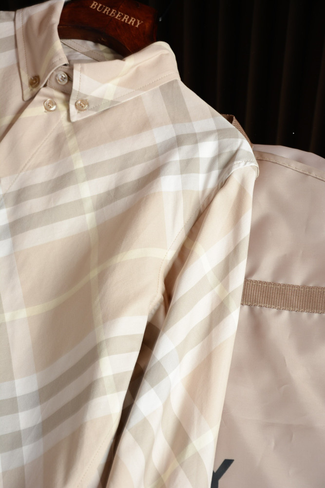 Burberry Check Cotton Shirt #378359