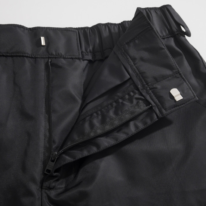 Prada Re-nylon Enamel Logo Shorts #378383