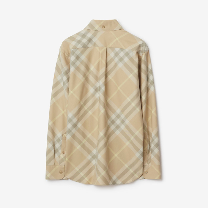 Burberry Check Cotton Shirt #378359