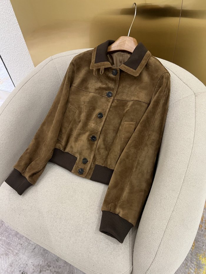 Loro Piana Maremma Bomber Jacket Calfskin #378435