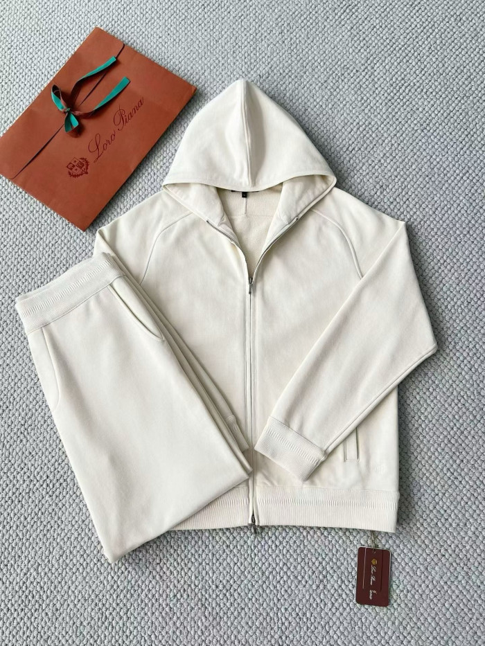 Loro Piana Men's Sweatshirt and Sweatpants Set #378318