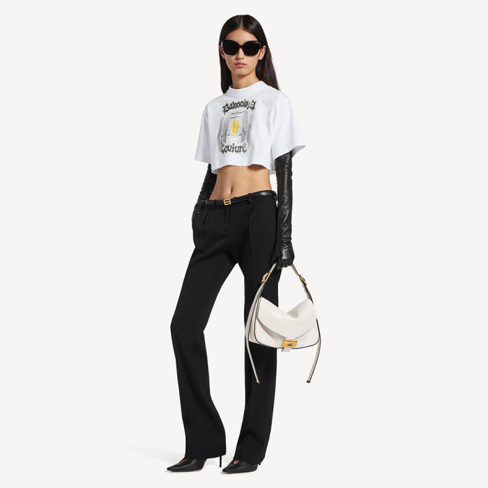 Balenciaga Salon De Couture Cropped T-shirt #378478