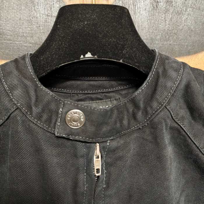 Balenciaga Embossed Logo Denim Jacket #378489