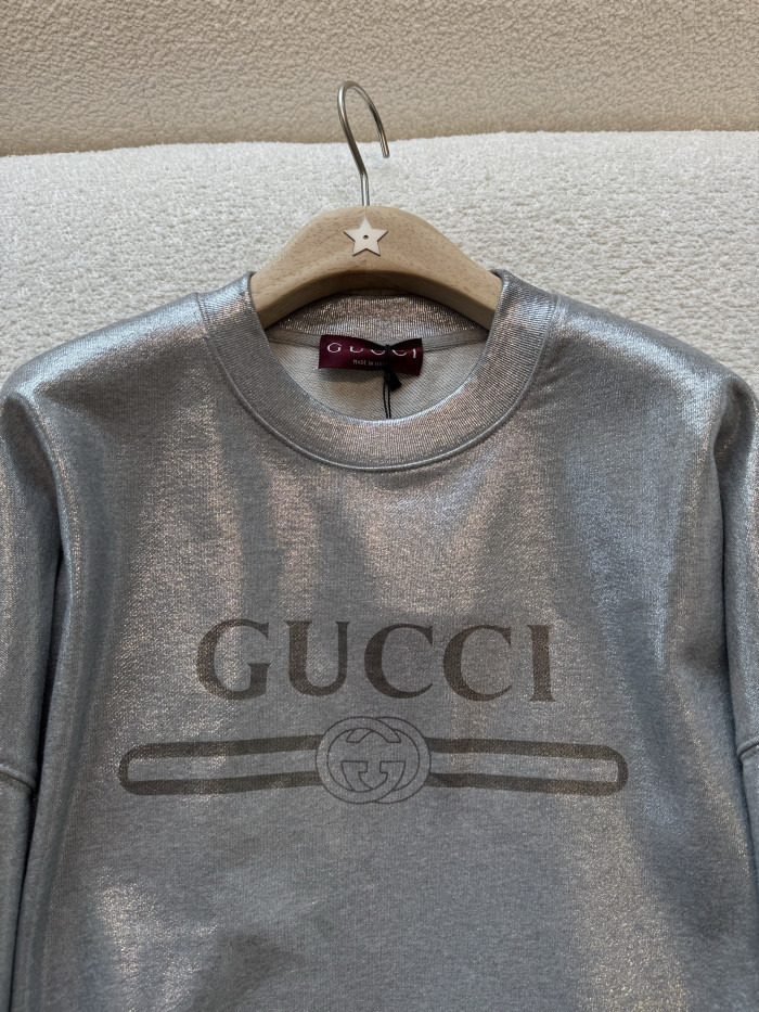 Gucci Laminated Logo Sweatshirt #378554