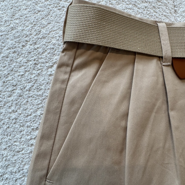 MiuMiu Beige Old Gabardine Miniskirt #378581