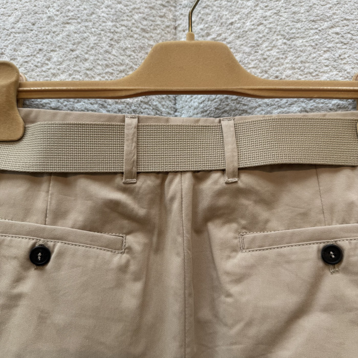 MiuMiu Beige Old Gabardine Miniskirt #378581
