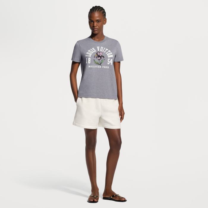 LOUIS VUITTON Iris Print T-Shirt 1AJZF9 #378772