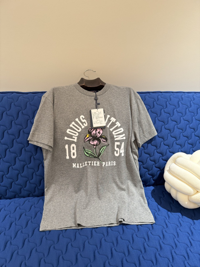 LOUIS VUITTON Iris Print T-Shirt 1AJZF9 #378772