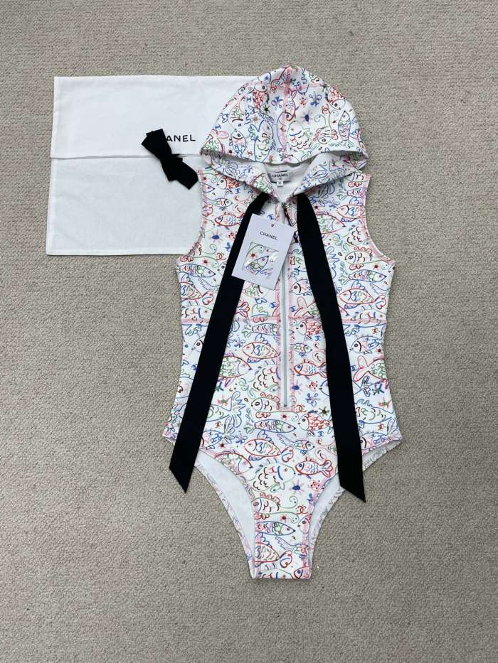 Chanel Silk Knitted Swimsuit #378897