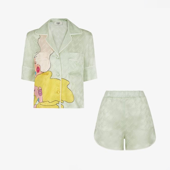 Fendi Pre Owned Hairdo Girls pyjama set #378929
