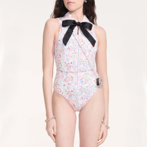 Chanel Silk Knitted Swimsuit #378897