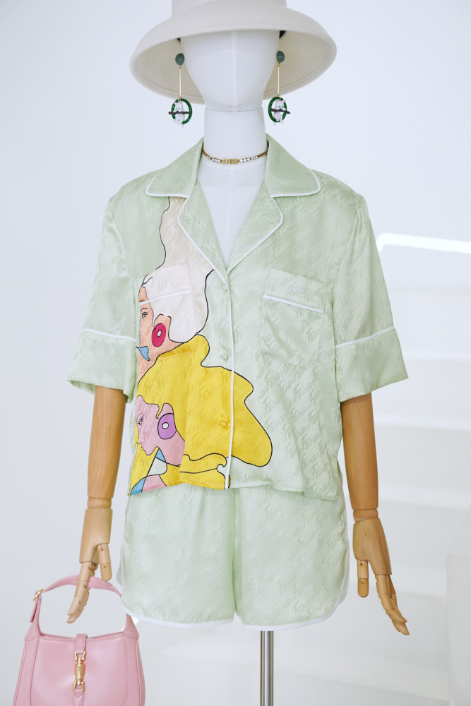 Fendi Pre Owned Hairdo Girls pyjama set #378929
