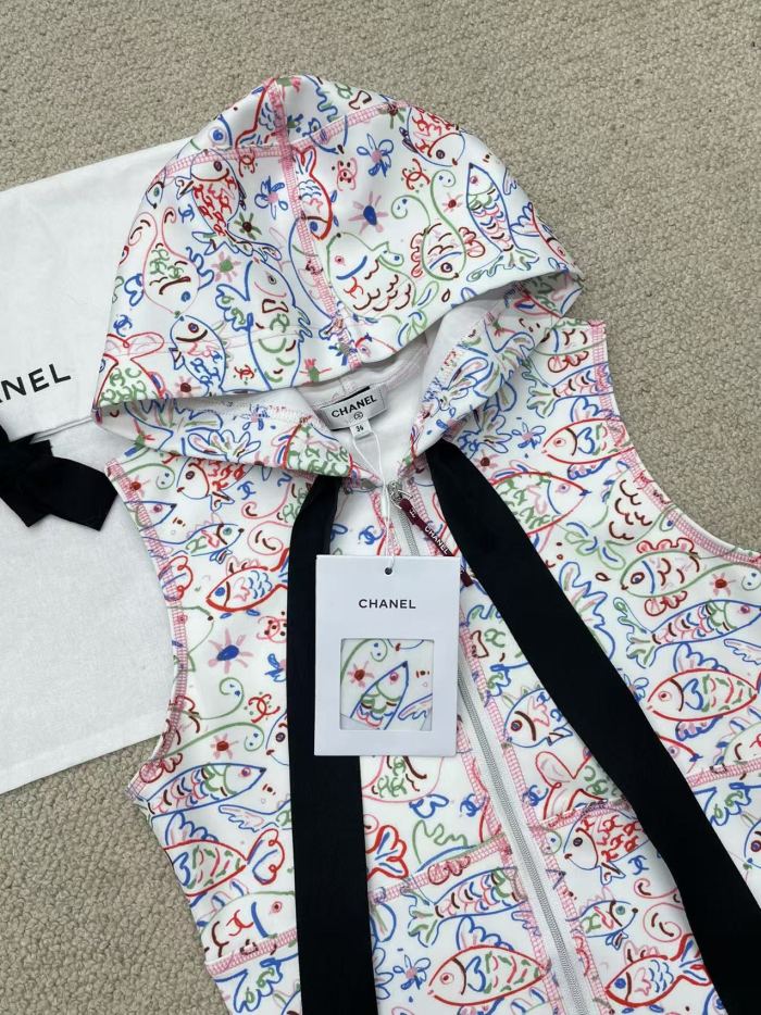 Chanel Silk Knitted Swimsuit #378897