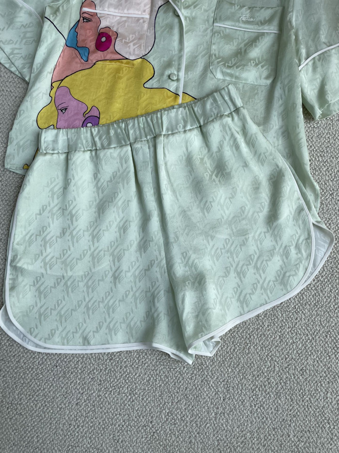 Fendi Pre Owned Hairdo Girls pyjama set #378929