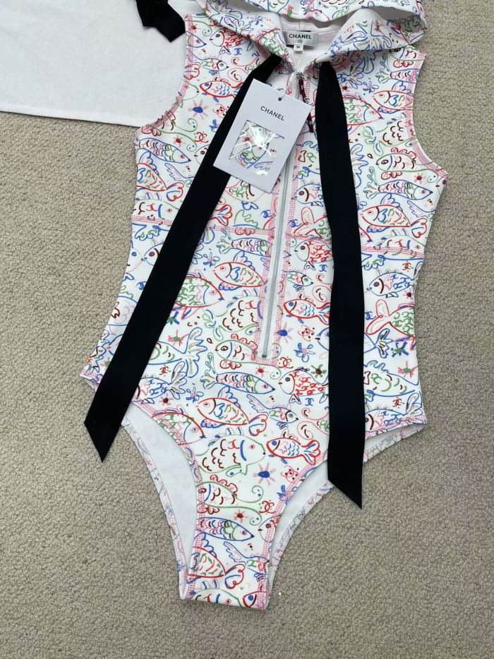 Chanel Silk Knitted Swimsuit #378897