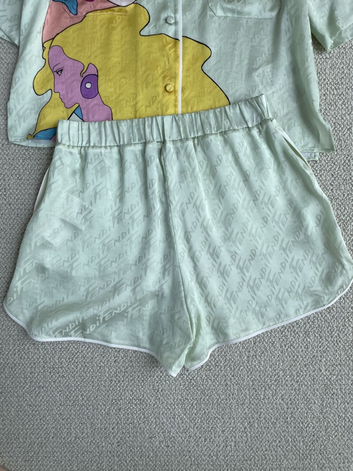 Fendi Pre Owned Hairdo Girls pyjama set #378929