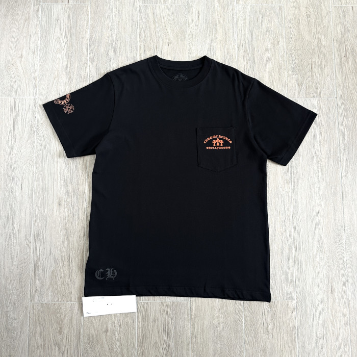 Chrome Hearts Sword and Dagger Letter Print Short Sleeves #379030