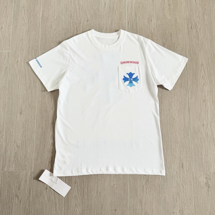 Chrome Hearts Sword and Dagger Letter Print Short Sleeves #379030