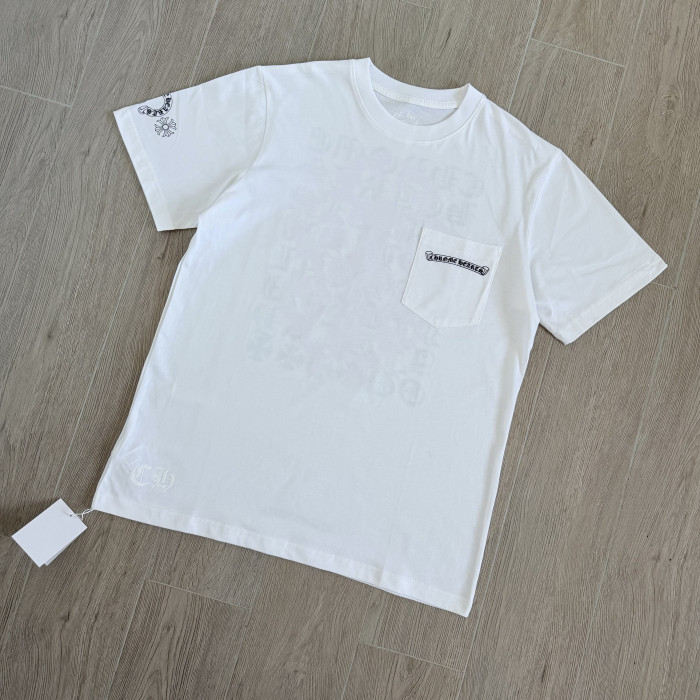 Chrome Hearts Sword and Dagger Letter Print Short Sleeves #379030