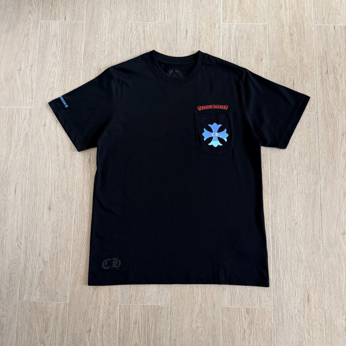 Chrome Hearts Sword and Dagger Letter Print Short Sleeves #379030