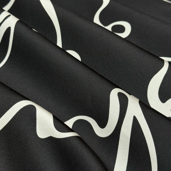 Chanel Irregular Lace Silk Square Scarf #379156