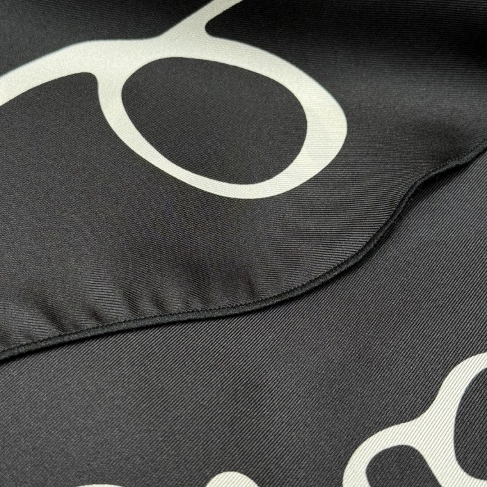 Chanel Irregular Lace Silk Square Scarf #379156