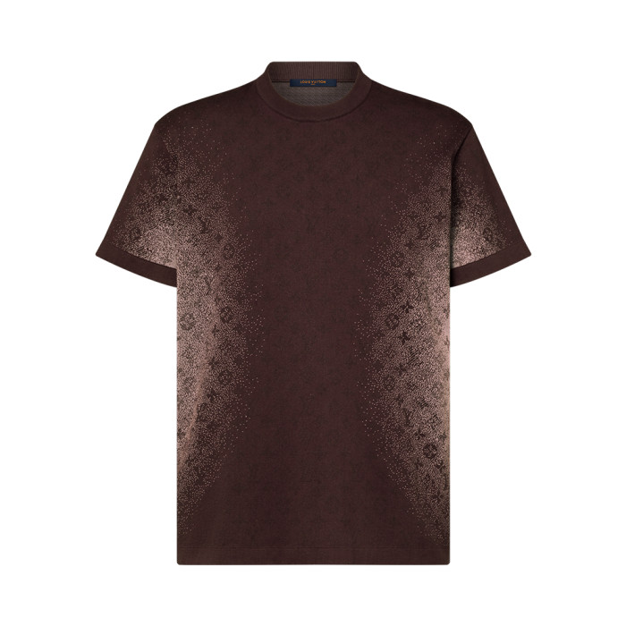 LOUIS VUITTON Monogram Jacquard Short-Sleeved Crewneck #379203