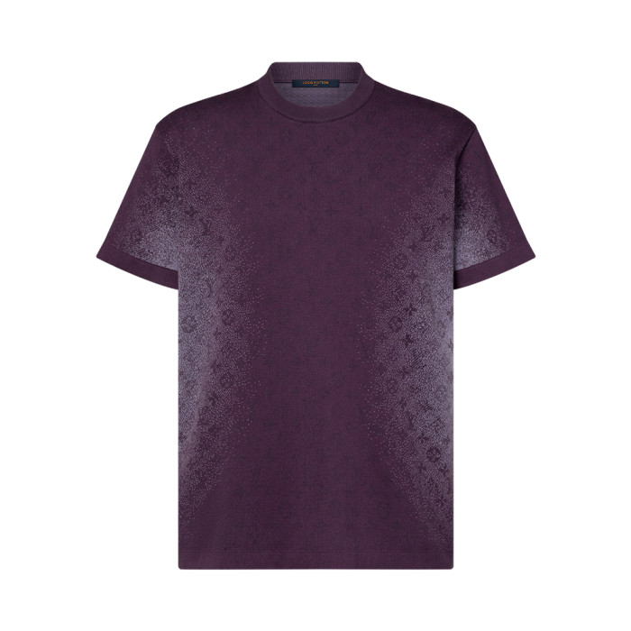 LOUIS VUITTON Monogram Jacquard Short-Sleeved Crewneck #379203