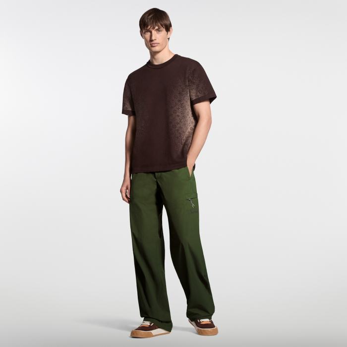LOUIS VUITTON Monogram Jacquard Short-Sleeved Crewneck #379203