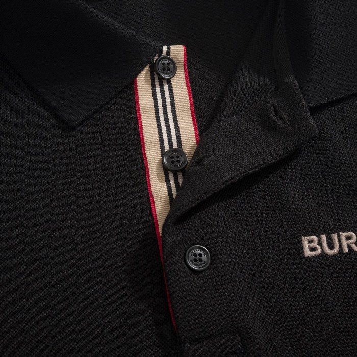 Burberry Hartford Polo Shirt Black #379210