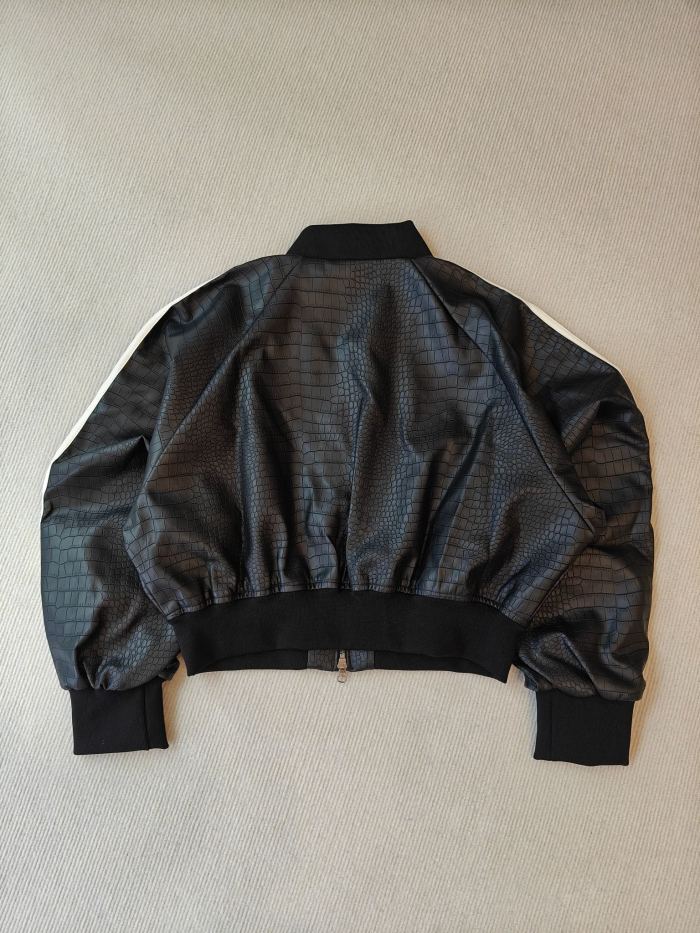 Adidas SST Pleather Jacket Black #379288