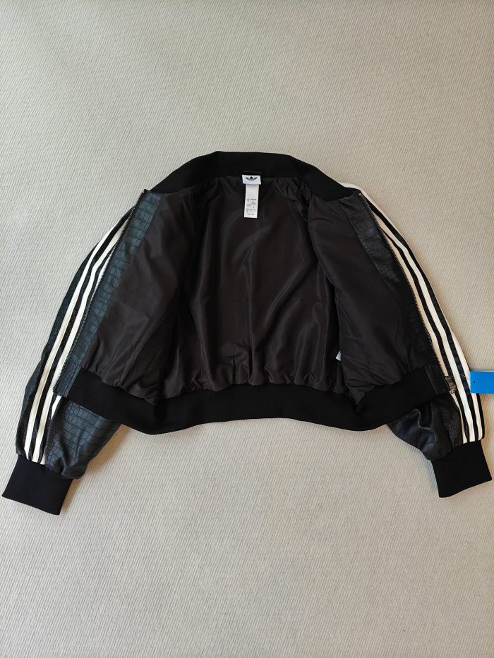 Adidas SST Pleather Jacket Black #379288