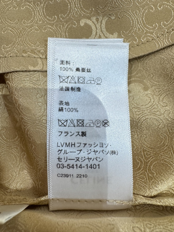 Celine Silk Jacquard Shirt #379249