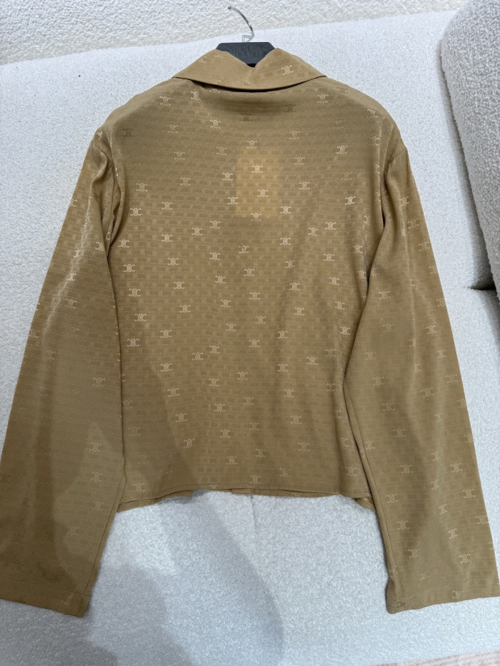 Celine Silk Jacquard Shirt #379249