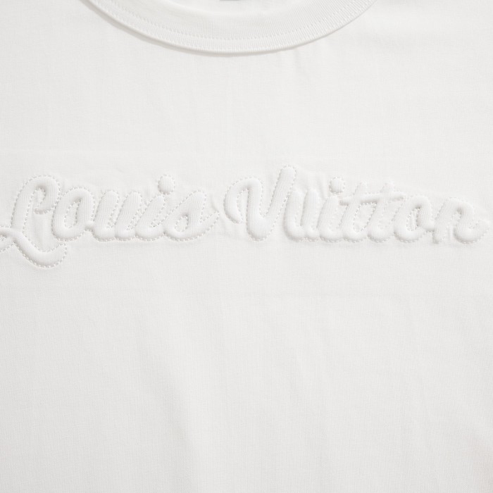 LOUIS VUITTON Signature Embroidery T-Shirt #379363