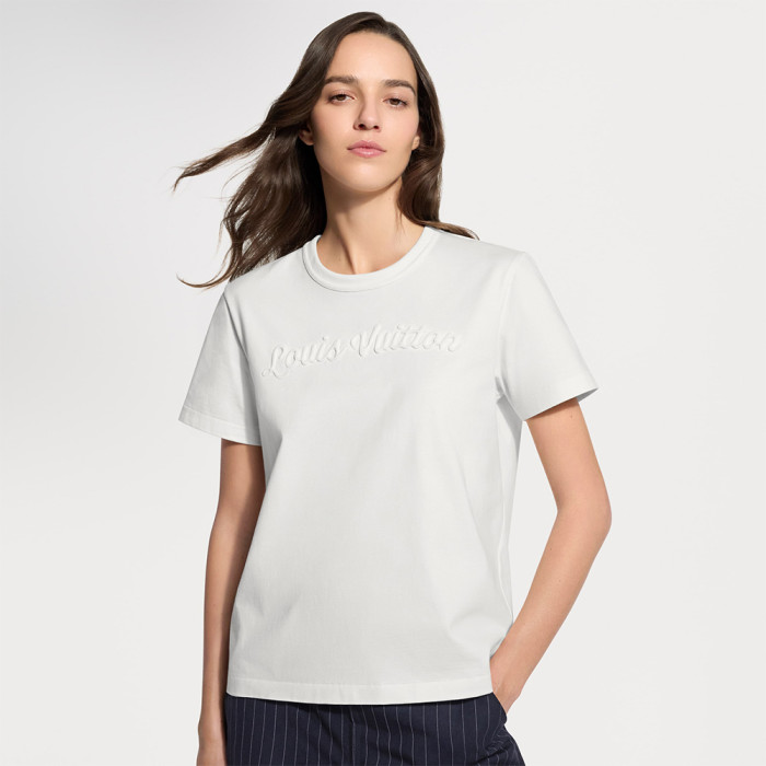 LOUIS VUITTON Signature Embroidery T-Shirt #379363