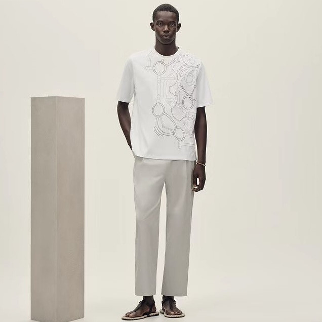 Hermès Eperon D or T-shirt #379552