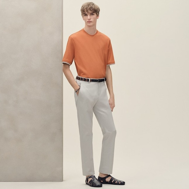 Hermès Men's Cotton T-shirt #379555