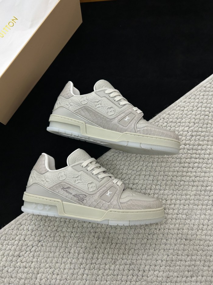 Louis Vuitton Lv Trainer Sneakers Snakeskin Pattern #379384