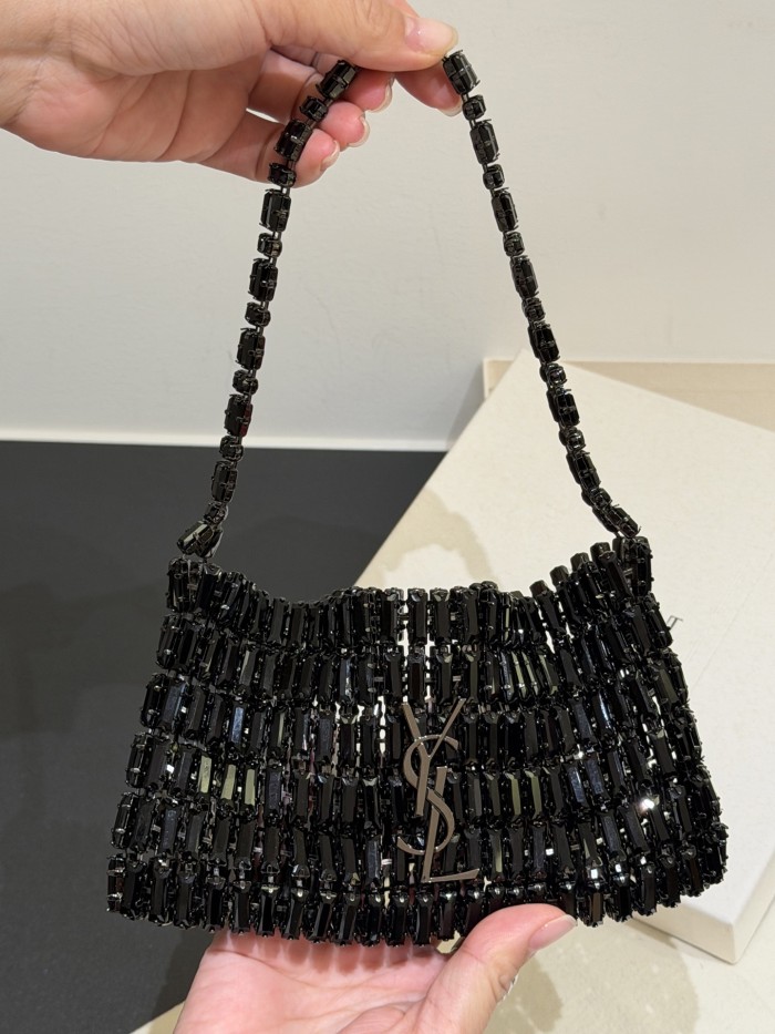 Saint Laurent EVENING Bag in Crystals #379368