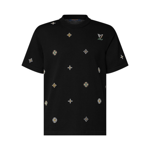 LOUIS VUITTON Embellished Short-Sleeved Crewneck #379395