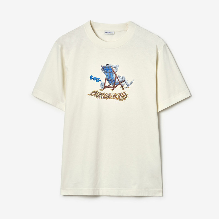 Burberry Beach Knight Cotton T-shirt #379648