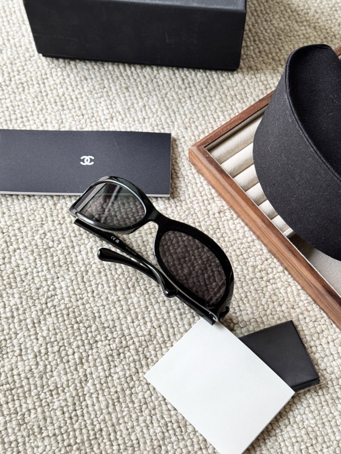 CHANEL Sunglasses Shield Sunglasses Nylon #379778
