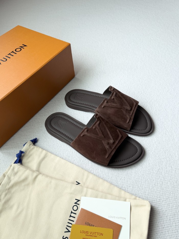 LOUIS VUITTON LV Portofino Mule Men Shoes#379795