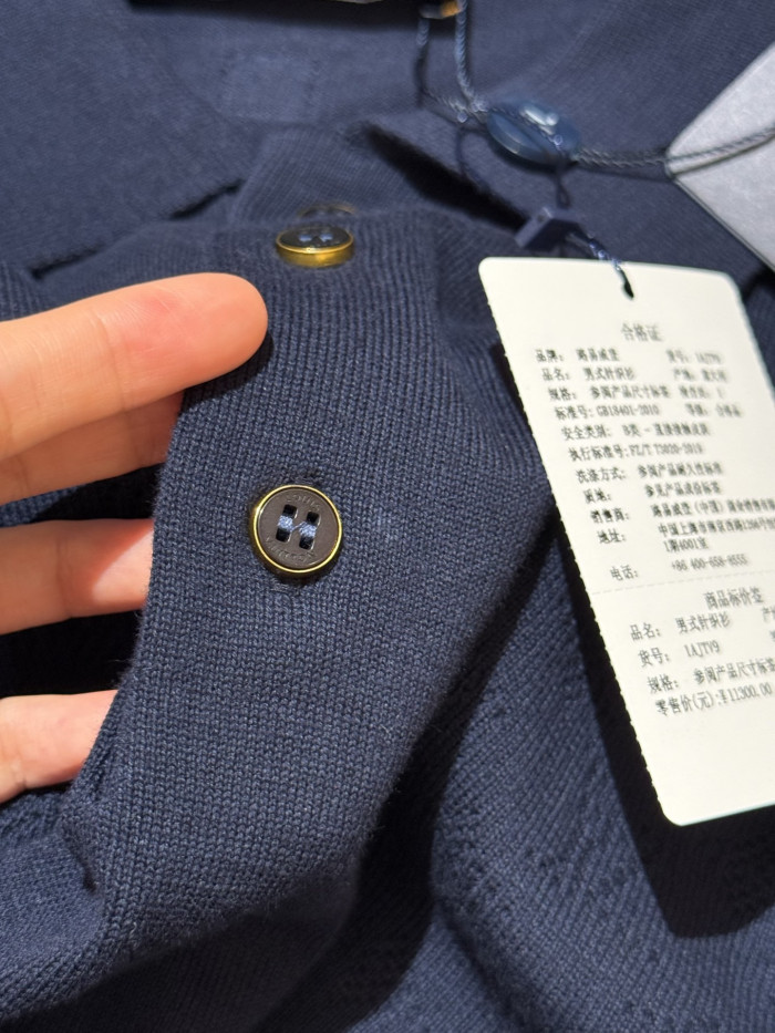 LOUIS VUITTON Men's Knitted Polo #379657
