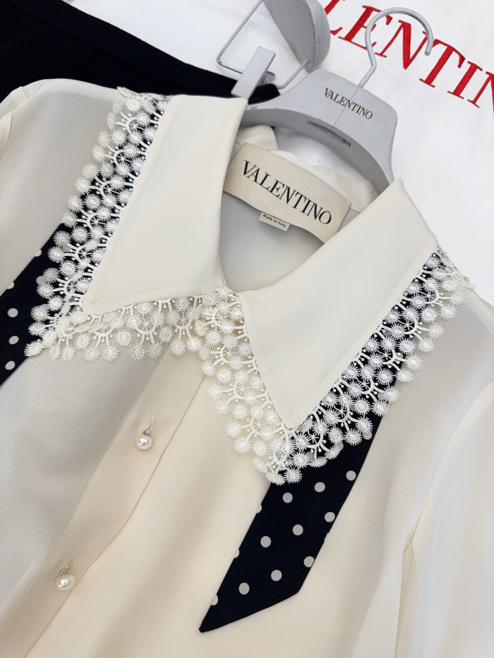 Valentino Crepe De Chine Shirt for Woman #333952